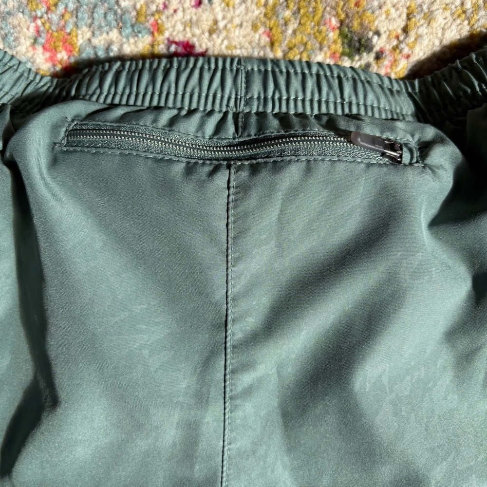 Nike Running Dri Fit Women’s Sage Green Athletic Shorts - Picture 6 of 9